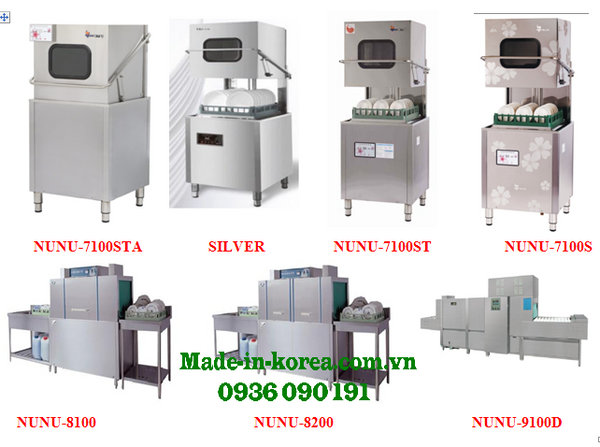 Các loại máy rửa bát công nghiệp korea